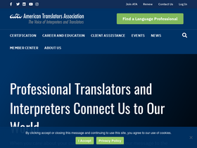 'atanet.org' screenshot