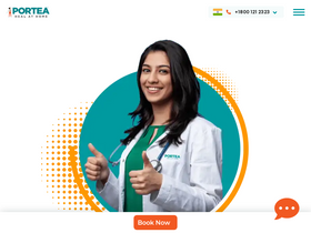 'portea.com' screenshot