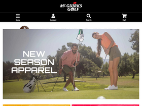 'mcguirksgolf.com' screenshot