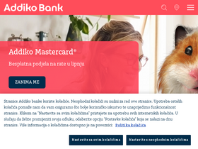 'addiko.hr' screenshot