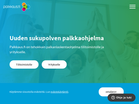 'palkkaus.fi' screenshot