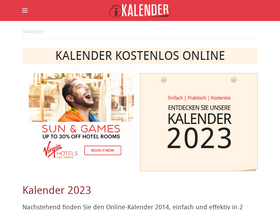 'ikalender.org' screenshot