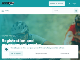 'engage-sports.com' screenshot