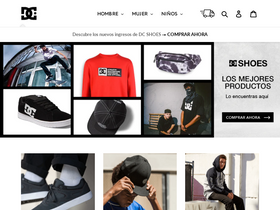 'dcshoesperu.com' screenshot