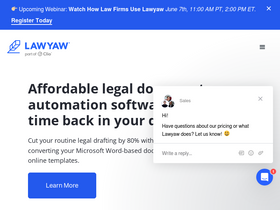 'lawyaw.com' screenshot