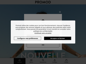 'promod.fr' screenshot