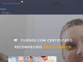 'cursodebaba.com' screenshot
