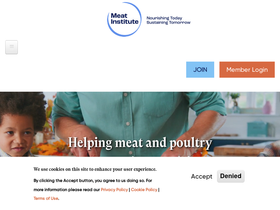 'meatinstitute.org' screenshot