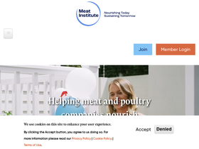 'meatinstitute.org' screenshot