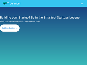 'truelancer.com' screenshot