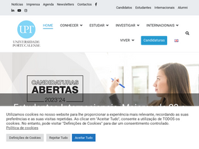 'upt.pt' screenshot