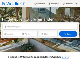 'fewo-direkt.de' screenshot