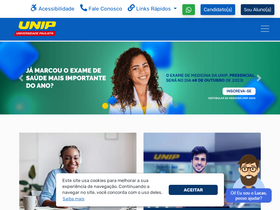 'unip.br' screenshot