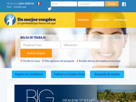 'unmejorempleo.com.pe' screenshot