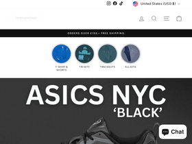 menswearmovement homepage screenshot