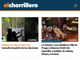 'elchorrillero.com' screenshot