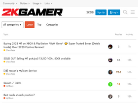 '2kgamer.com' screenshot