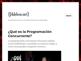 'hdeleon.net' screenshot