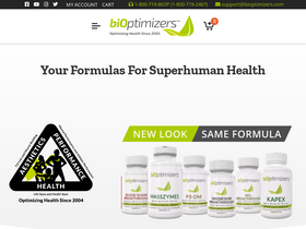'bioptimizers.com' screenshot