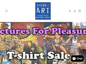avenellart.com homepage screenshot