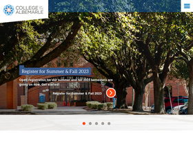 'albemarle.edu' screenshot