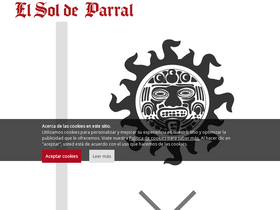 'elsoldeparral.com.mx' screenshot
