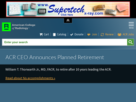 'acsearch.acr.org' screenshot