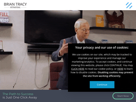 'briantracy.com' screenshot