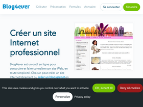 'blog4ever.com' screenshot