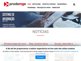 'ouvidoria.prodemge.gov.br' screenshot
