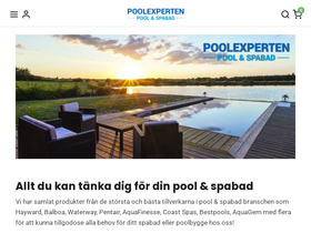 poolexperten.se homepage screenshot