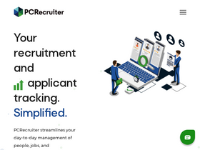 'pcrecruiter.net' screenshot