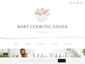 'makecookingeasier.pl' screenshot
