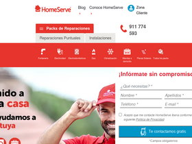 'homeserve.es' screenshot