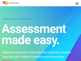 'gradecam.com' screenshot