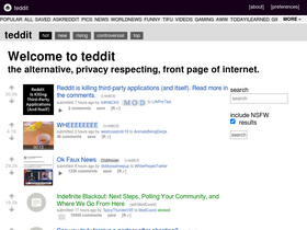 'teddit.net' screenshot