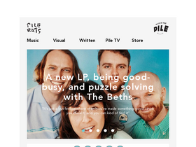 'pilerats.com' screenshot