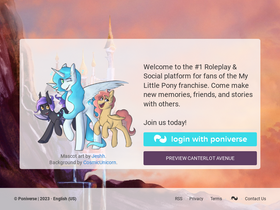 'canterlotavenue.com' screenshot