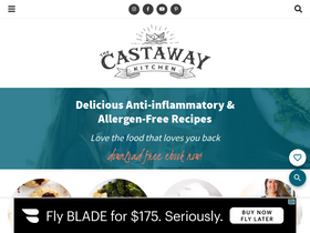 'thecastawaykitchen.com' screenshot