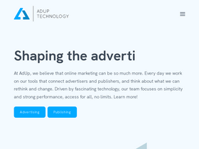 'adup-tech.com' screenshot
