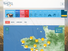 'meteo.bzh' screenshot