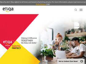 'etiqa.com.sg' screenshot