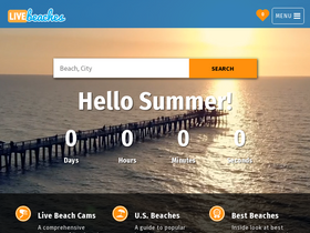 'livebeaches.com' screenshot