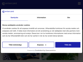 'entercard.se' screenshot