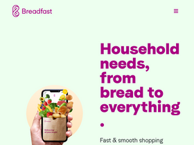 'breadfast.com' screenshot
