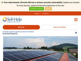 'self-helpfcu.org' screenshot