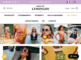 'makemylemonade.com' screenshot