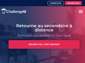 'challengeu.ca' screenshot