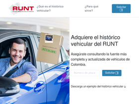 'historialvehicular.co' screenshot