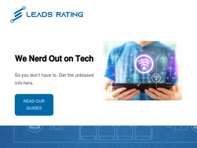 'leadsrating.com' screenshot